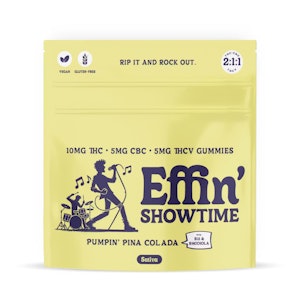 Effin' - Effin' | 10pk Gummies | Showtime Pumpin' Pina Colada 2:1:1 THC:CBC:THCv | 100mg