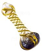 4.5" Spiral & Frit Spoon Hand Pipe $15 