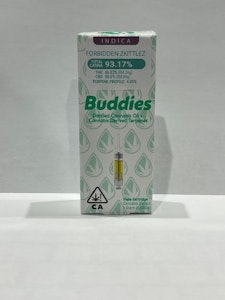 Buddies - Forbidden Zkittlez 1g Distillate Cart  - Buddies