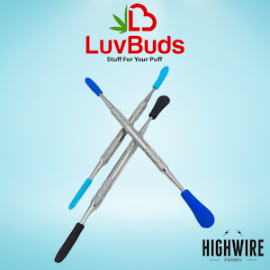 LUV BUDS - Metal Dabber w/ Silicone Tips
