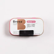 Breez Relief Tablet Tin | 1:1 THC:CBD