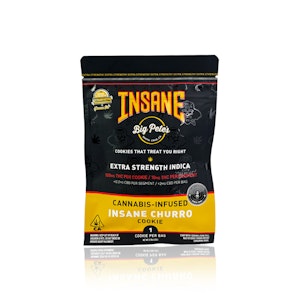 BIG PETES - BIG PETE'S - Edible - Insane Churro Cookie - Extra Strength - Indica - 100MG