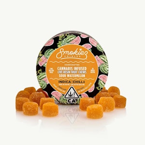 Smokiez Edibles - Smokiez Sour Watermelon Live Resin Infused Fruit Chews 100mg