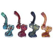 Bubbler | Artistic Sherlock Glass Bubbler | 5" - Assorted Colors