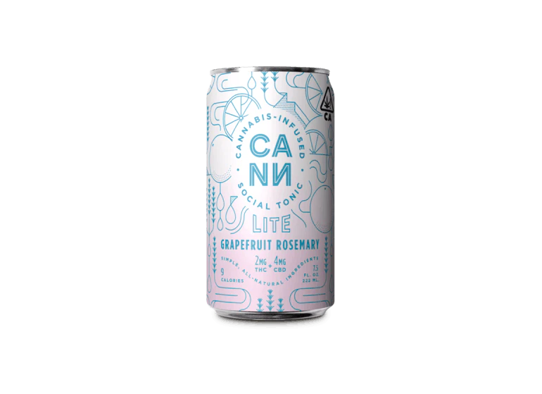 Cann - CANN - GRAPEFRUIT ROSEMARY 6PACK 2MG THC 4MG CBD Main Image
