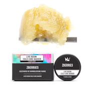 1g Zberries Live Rosin Cold Cure Badder - West Coast Cure (WCC)
