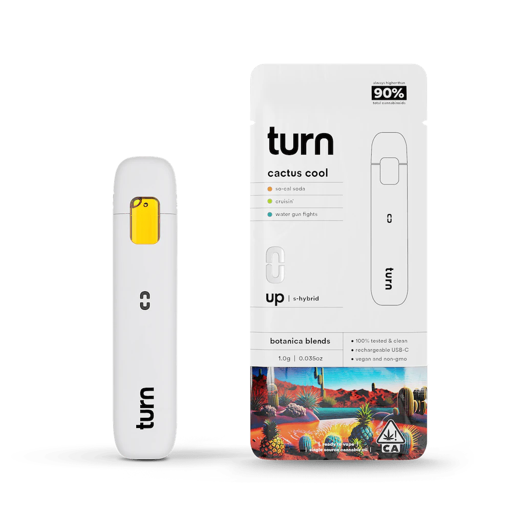 turn - Cactus Cool - 1G Botanica Blends Disposable Main Image