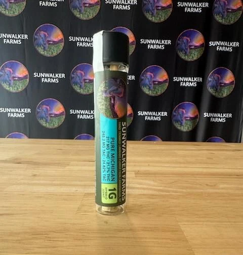 Sunwalker Farms - Sunwalker Farms - Pure Michigan - 1g - 21.7% THC - Pre- Roll Main Image