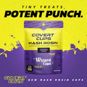 Wizard Cups - 200MG Hash Rosin Chocolate Cups - Covert Cups - REC