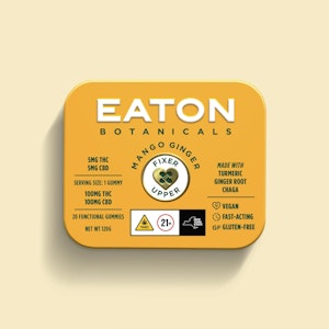 EATON BOTANICALS - Eaton Botanicals | Edible | Gummies - Mango Fixer Upper | 100mg  20