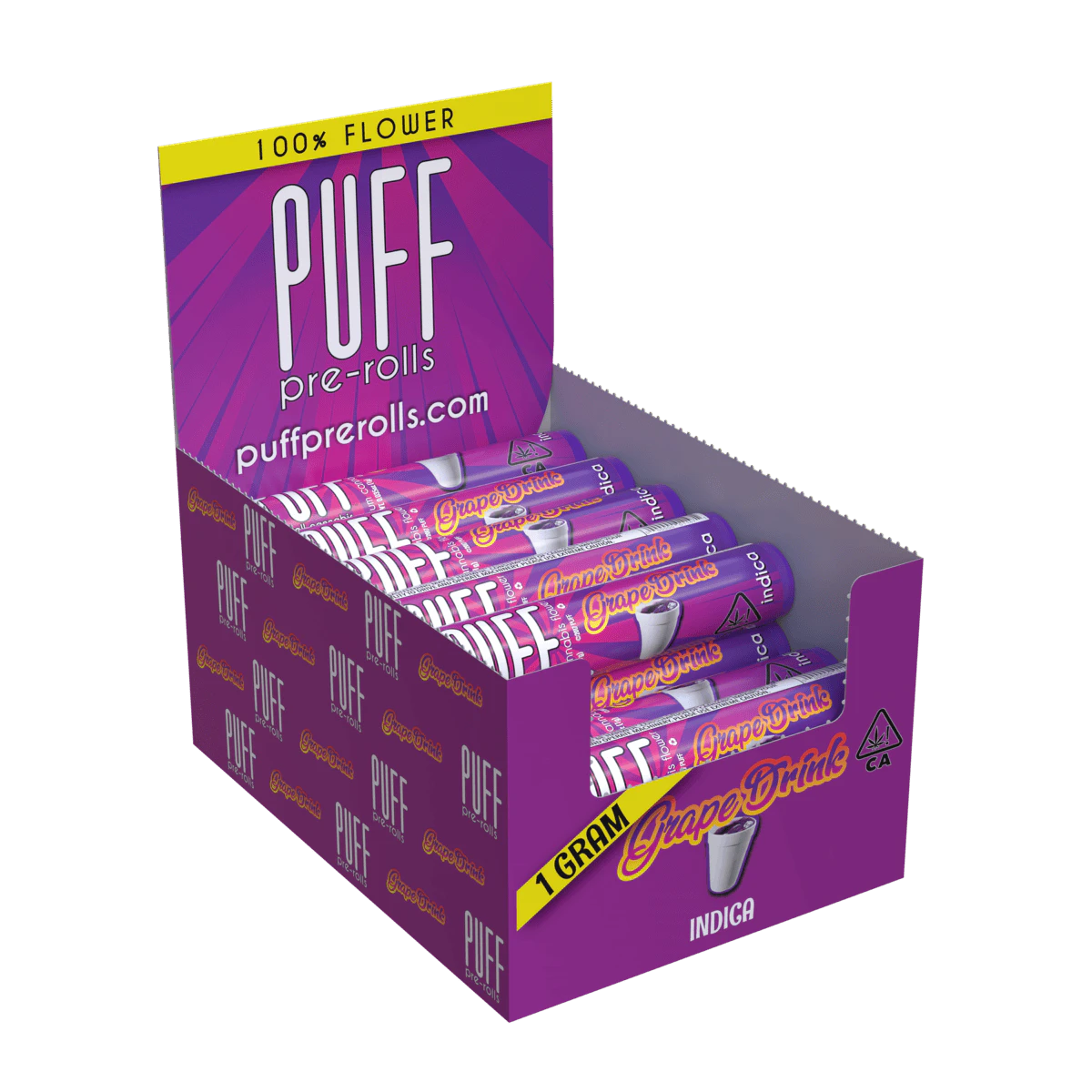 PUFF - Grape Drink - indica - 1 gram pre-roll Main Image