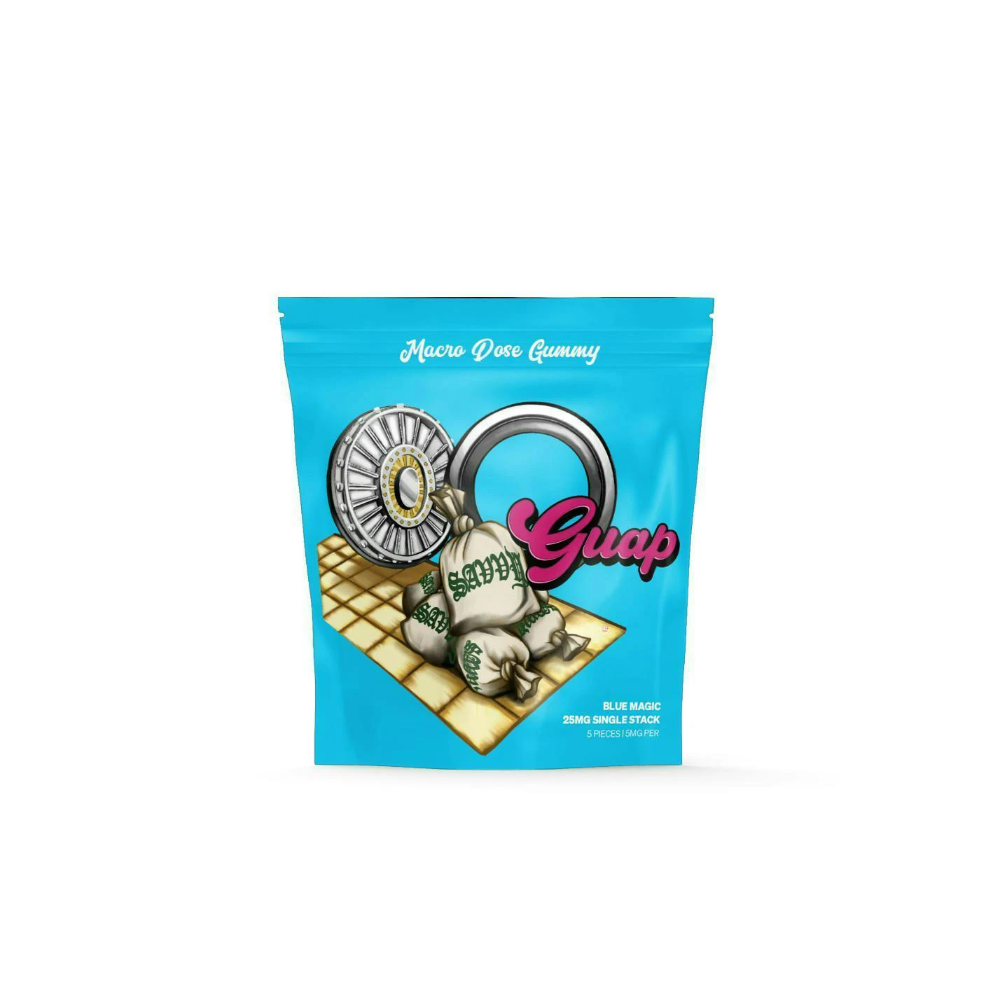 Savvy - Guap Blue Magic 1pc Gummy - 100mg Main Image