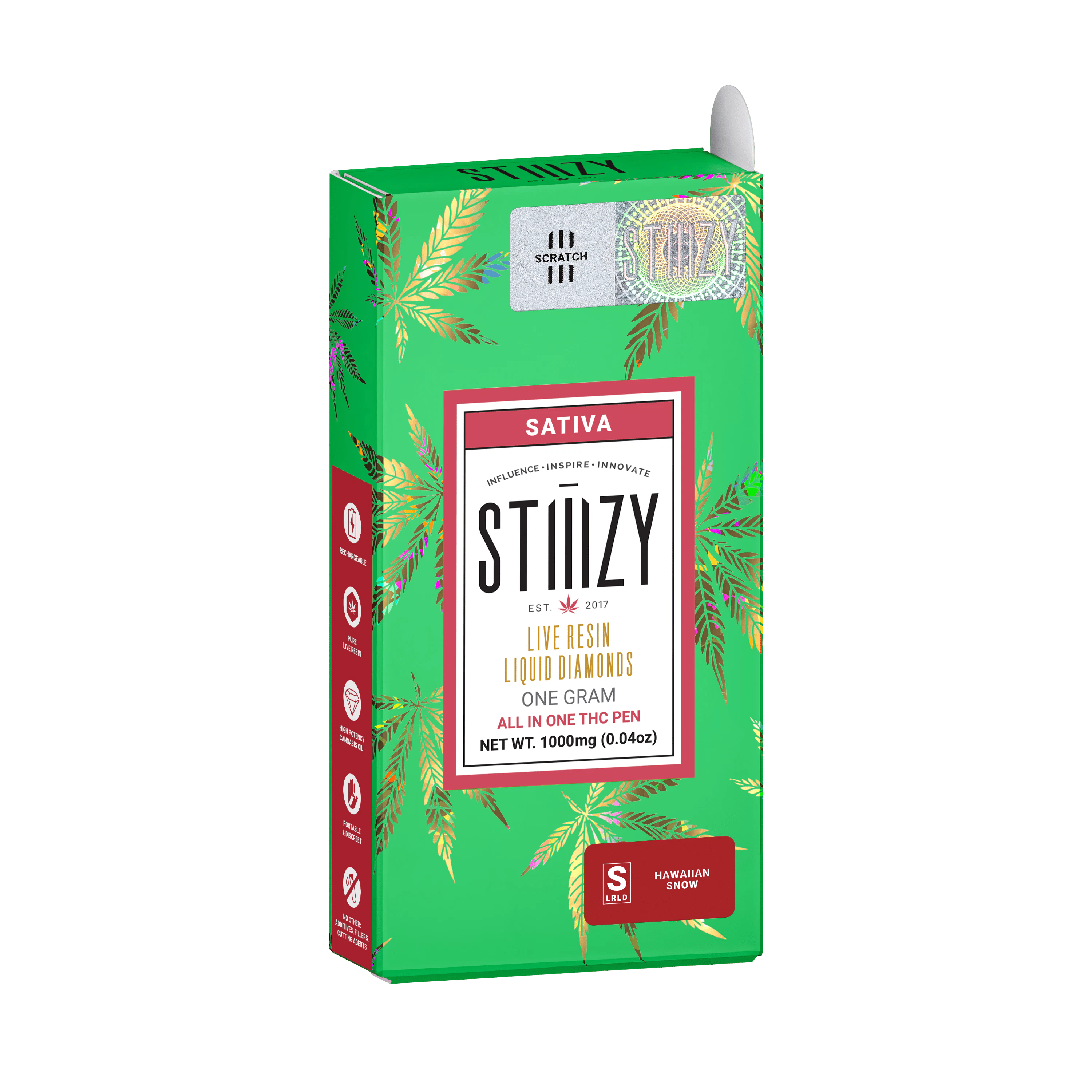 STIIIZY - STIIIZY Vape - 1G LQD All-In-One HAWAIIAN SNOW Main Image