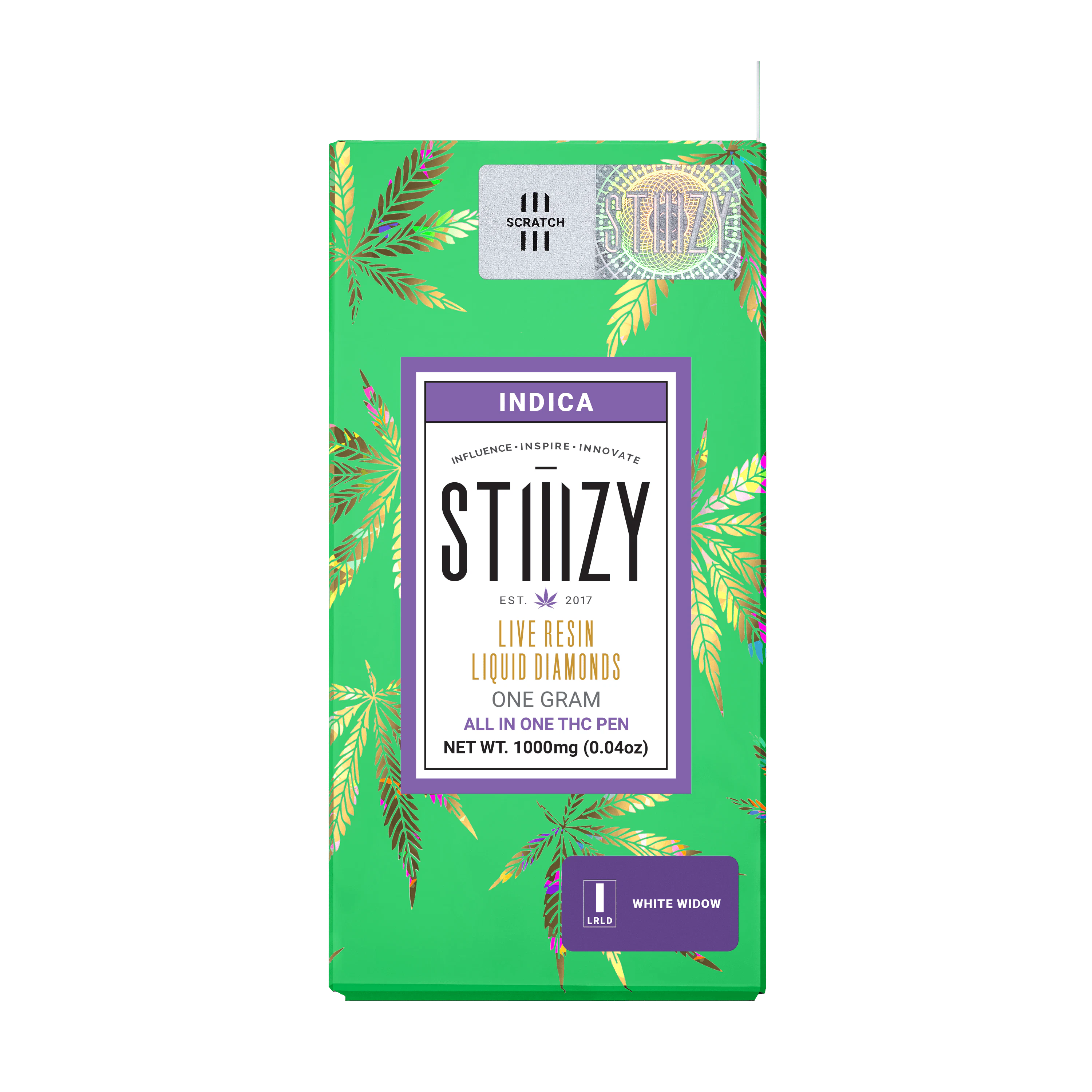 STIIIZY - Vape - WHITE WIDOW 1G Liquid Diamond All-In-One Main Image