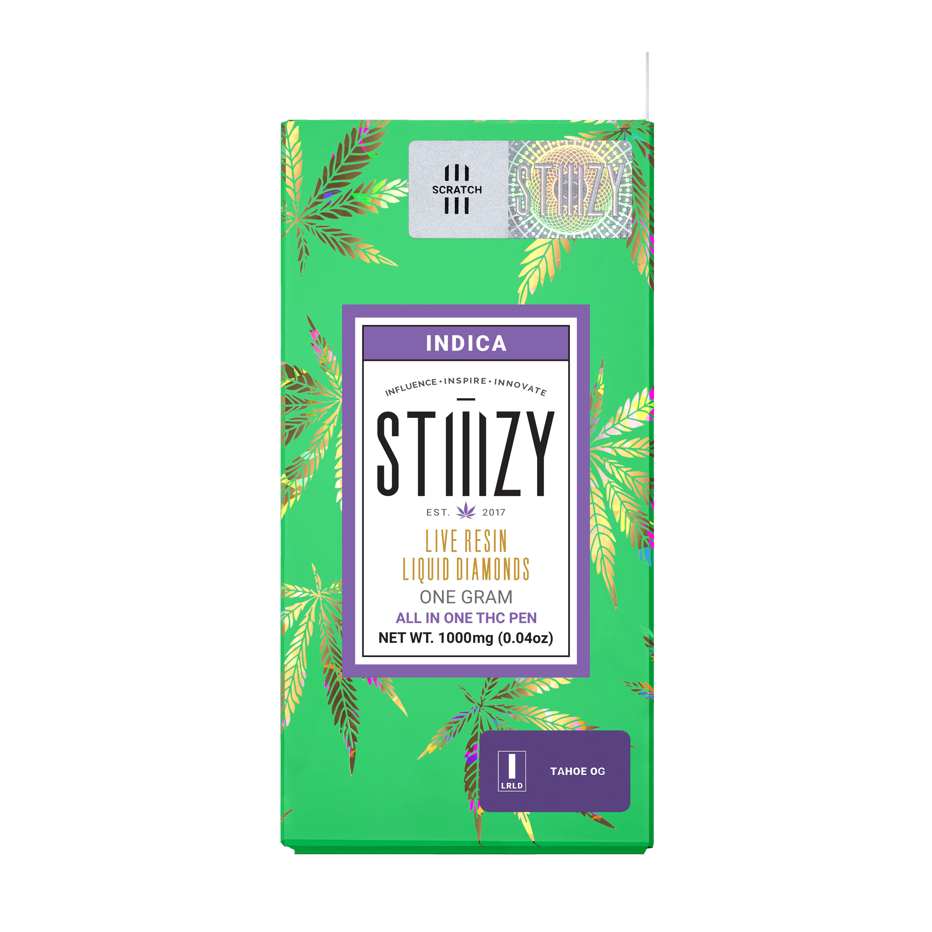STIIIZY - Vape - TAHOE OG 1G Liquid Diamond All-In-One Main Image