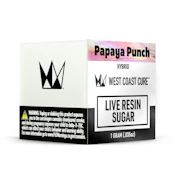WCC Live Resin Sugar 1g - Papaya Punch 83%