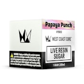 West Coast Cure - Concentrate - Papaya Punch Live Resin Sugar 1g