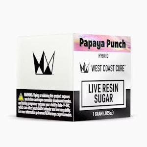 West Coast Cure - [West Coast Cure] Live Resin Sugar - 1g - Papaya Punch (H)