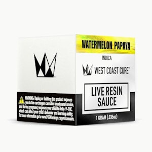 West Coast Cure - West Coast Cure Watermelon Papaya Live Resin Badder - 1G [I]