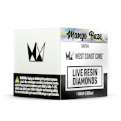 [West Coast Cure] Live Resin Diamonds- 1g - Mango Haze (S)