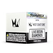 West Coast Cure | Trainwreck | Live Resin Diamond | [1g] | Sativa