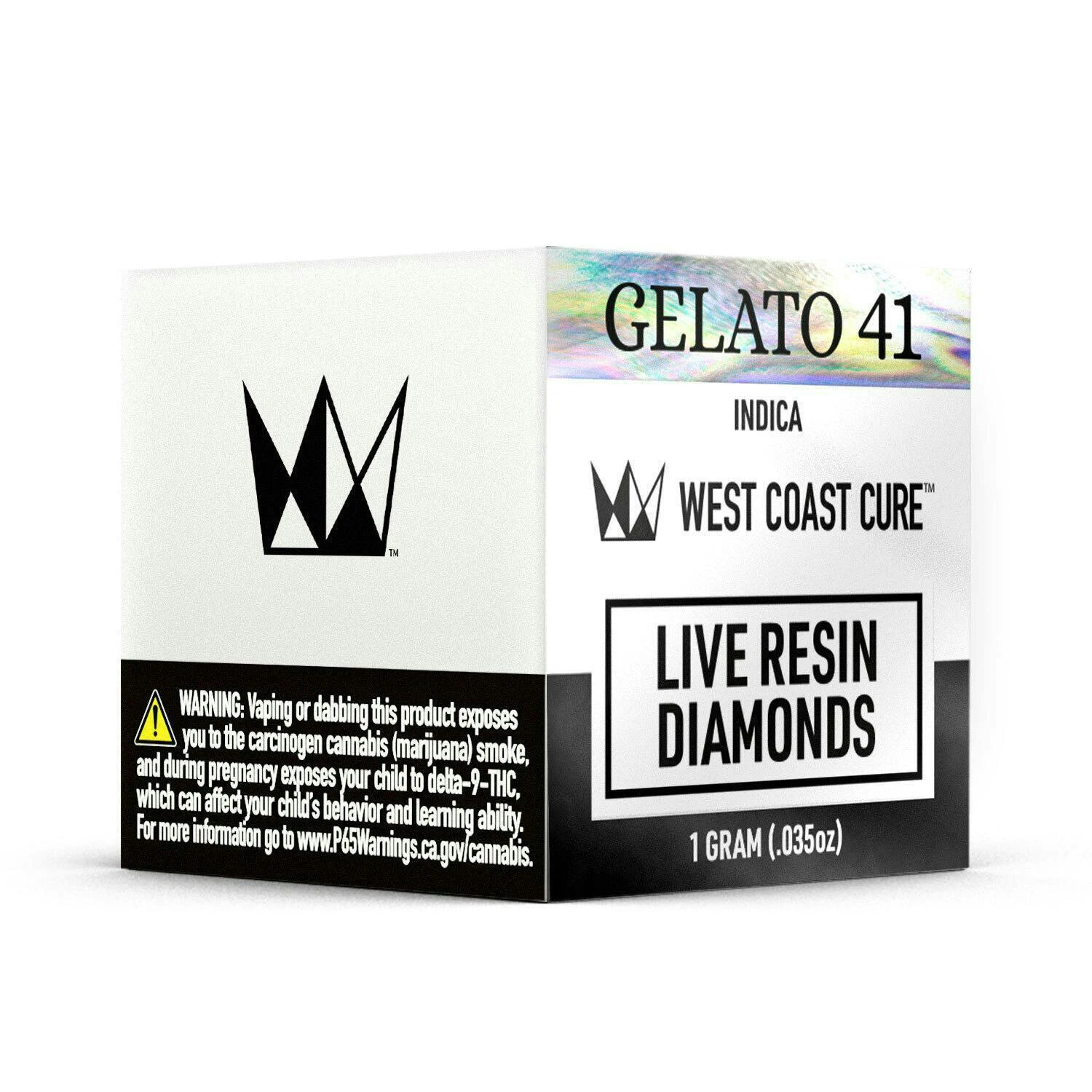 West Coast Cure - West Coast Cure - Concentrate - Live Resin Diamonds - Gelato 41 - 1g Main Image