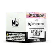 WCC Live Resin Sugar - Sour Blueberry 77%