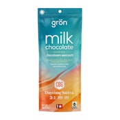Gron | 3:1 Milk Chocolate with Sea Salt Bar - Daytime Sativa | 100mg