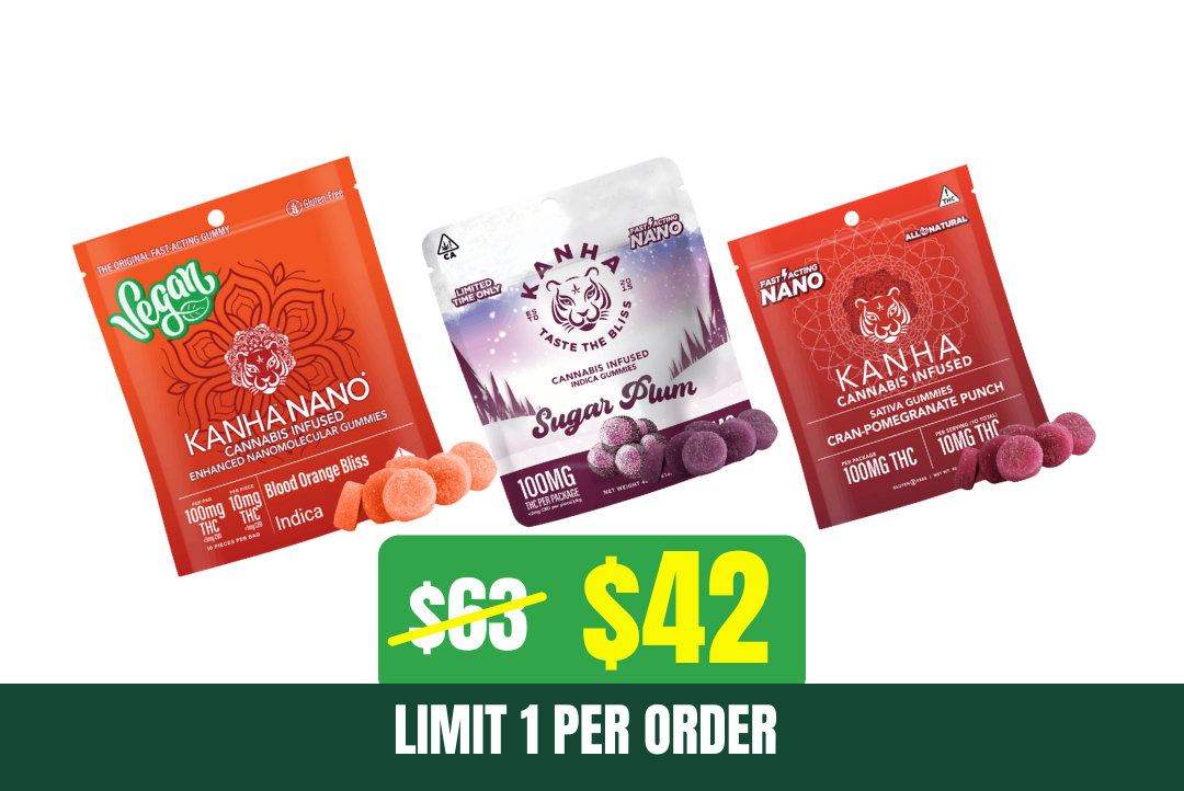 33% off 300mg Kanha NANO Gummies Bundle picture