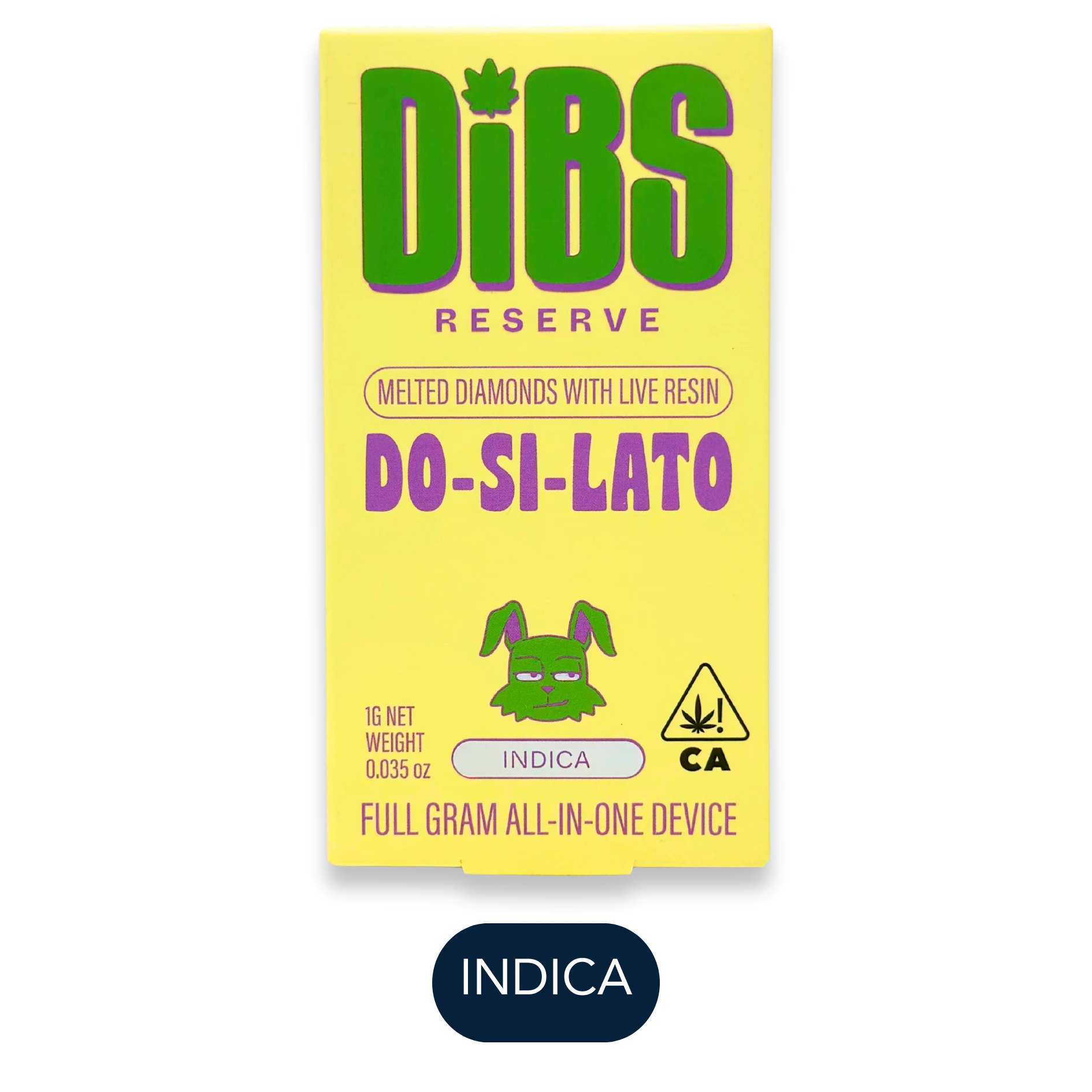 Dibs - DIBS Reserve - Diamonds/Live Resin - Dosilato - RTU - 1.0g Main Image