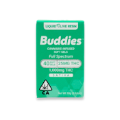 Buddies - Live Resin - Sativa 25mg Ea. - Capsules - 40ct - 1000mg