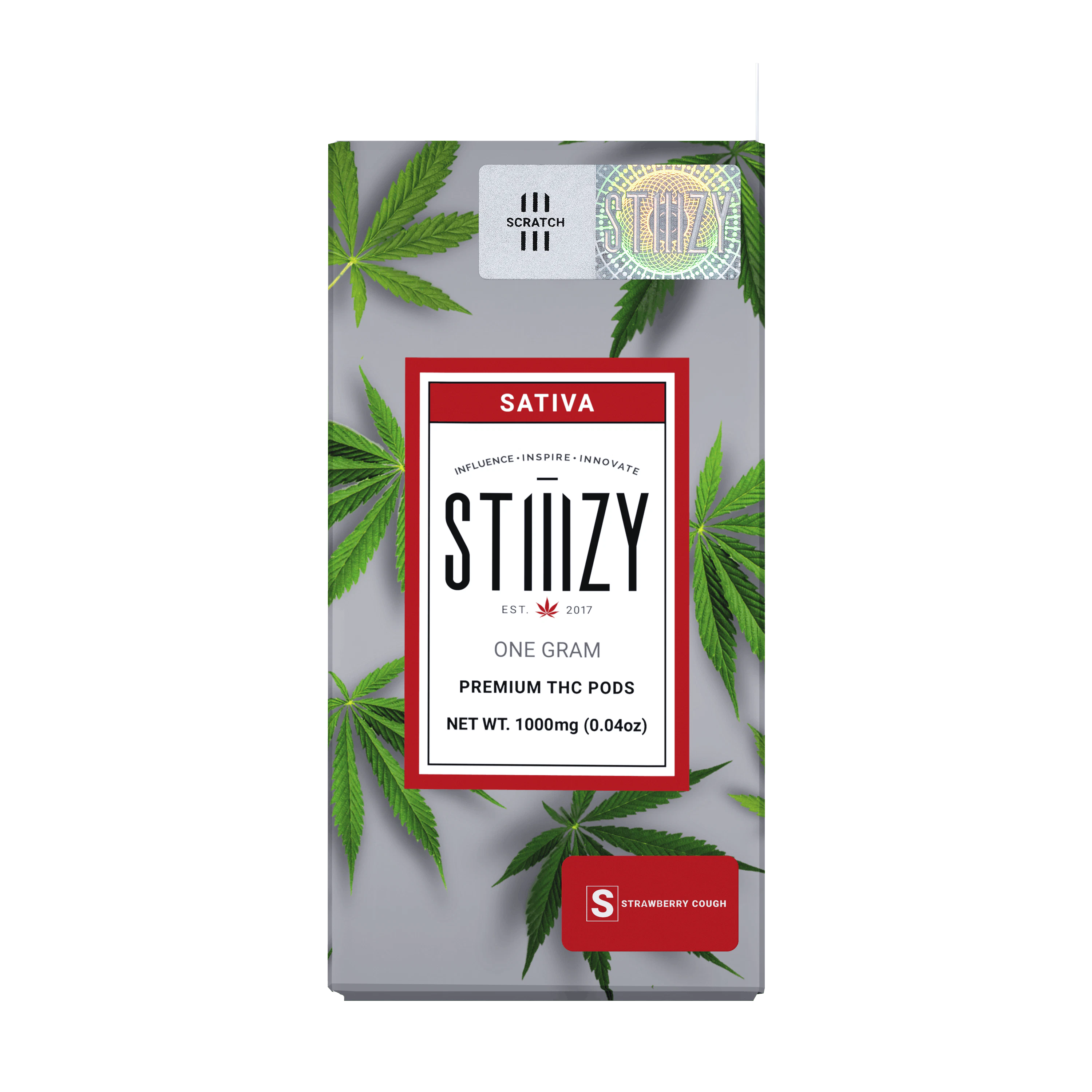 STIIIZY - STIIIZY | Strawberry Cough Pod | 1g Pod Main Image