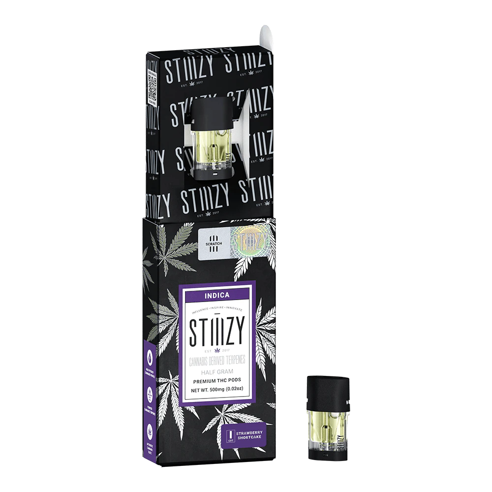 STIIIZY - STRAWBERRY SHORTCAKE LIVE RESIN LQD VAPE POD - STIIIZY - 0.5g Main Image