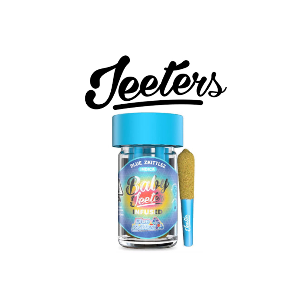 Jeeter Baby Jeeter Blue Zkittlez Diamond Infused Prerolls 5 x 0