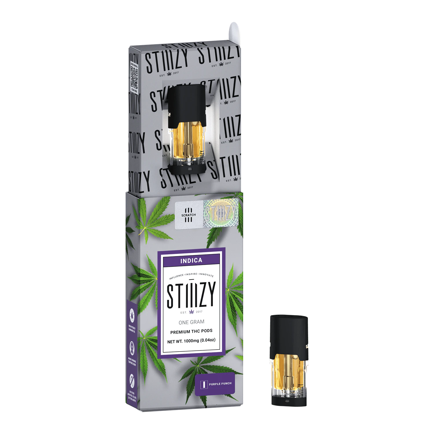 STIIIZY - STIIIZY | PURPLE PUNCH - POD | CARTRIDGE | 1G Main Image