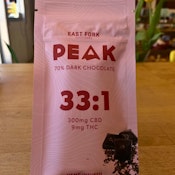 Peak 33:1 Full-Spectrum CBD Chocolate Bar