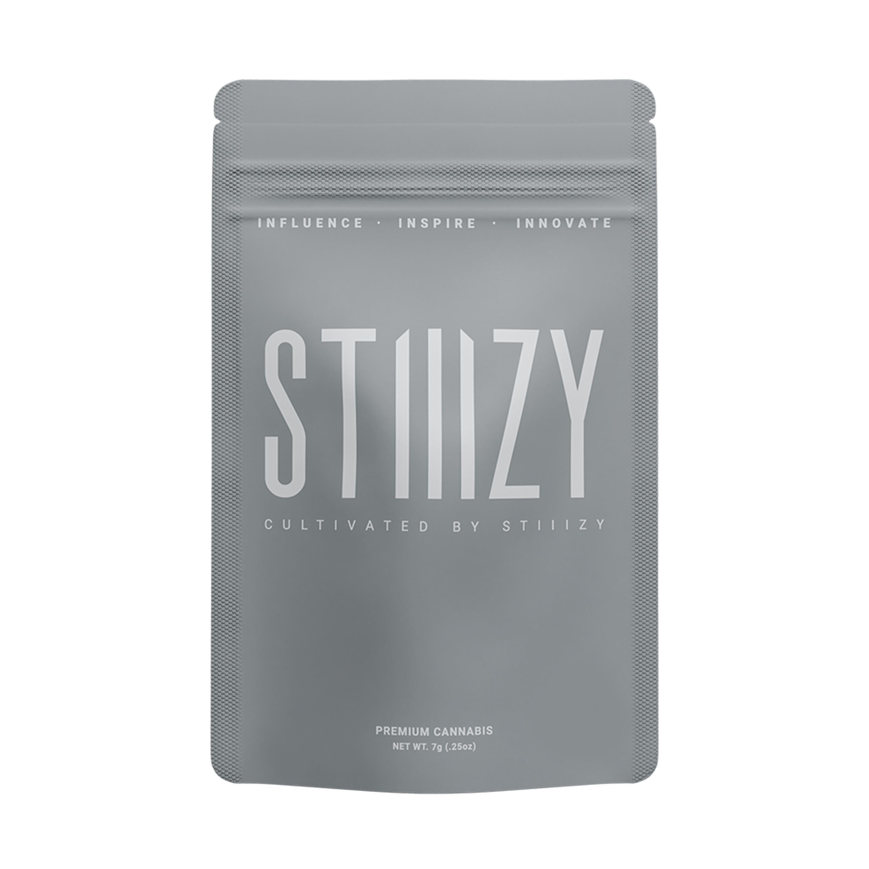 - STIIIZY Frosty Flakes- 3.5 Grey Label Mylar
