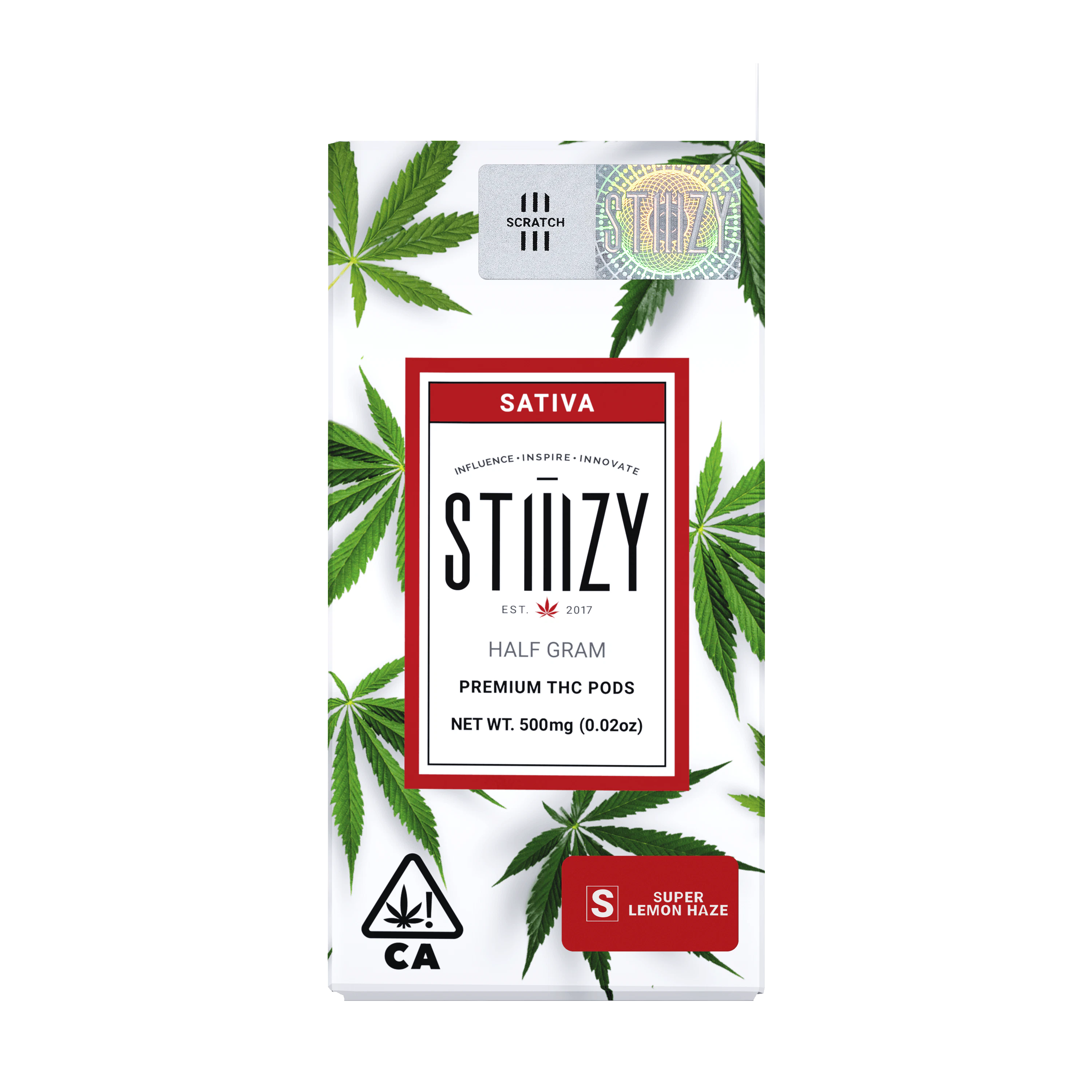 STIIIZY - Vape Cartridge - SUPER LEMON HAZE .5G Original THC Pod - STIIIZY Main Image