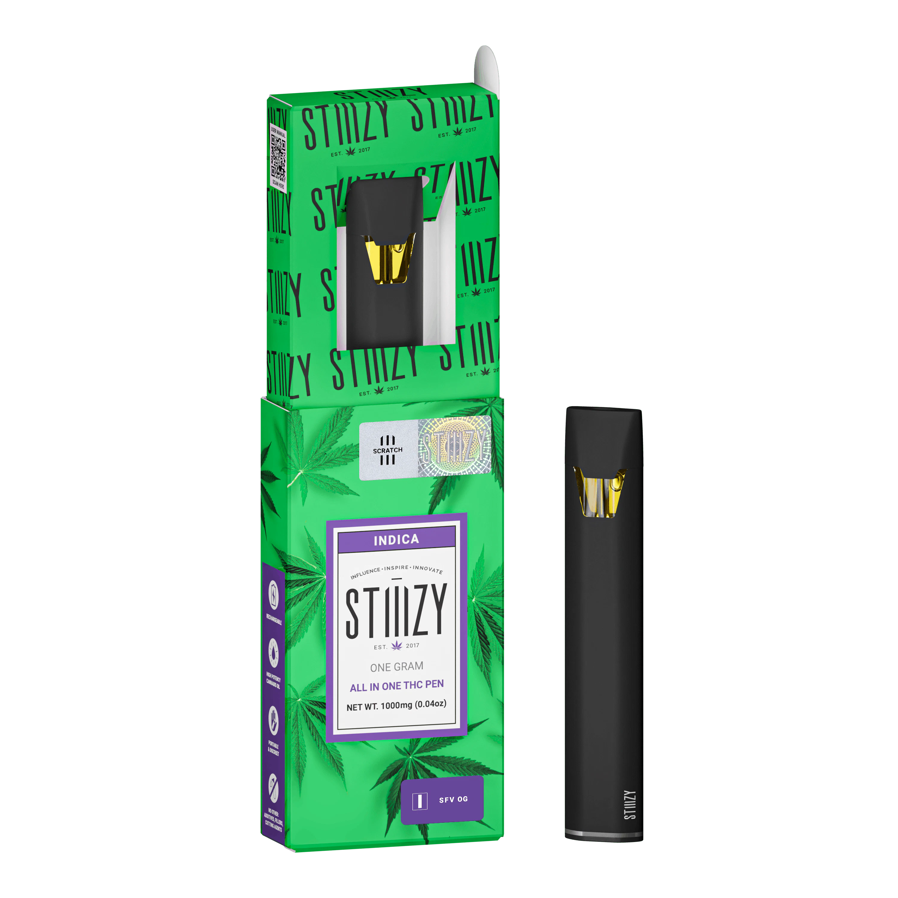 STIIIZY - STIIIZY - Disposable - SFV OG - 1g Main Image