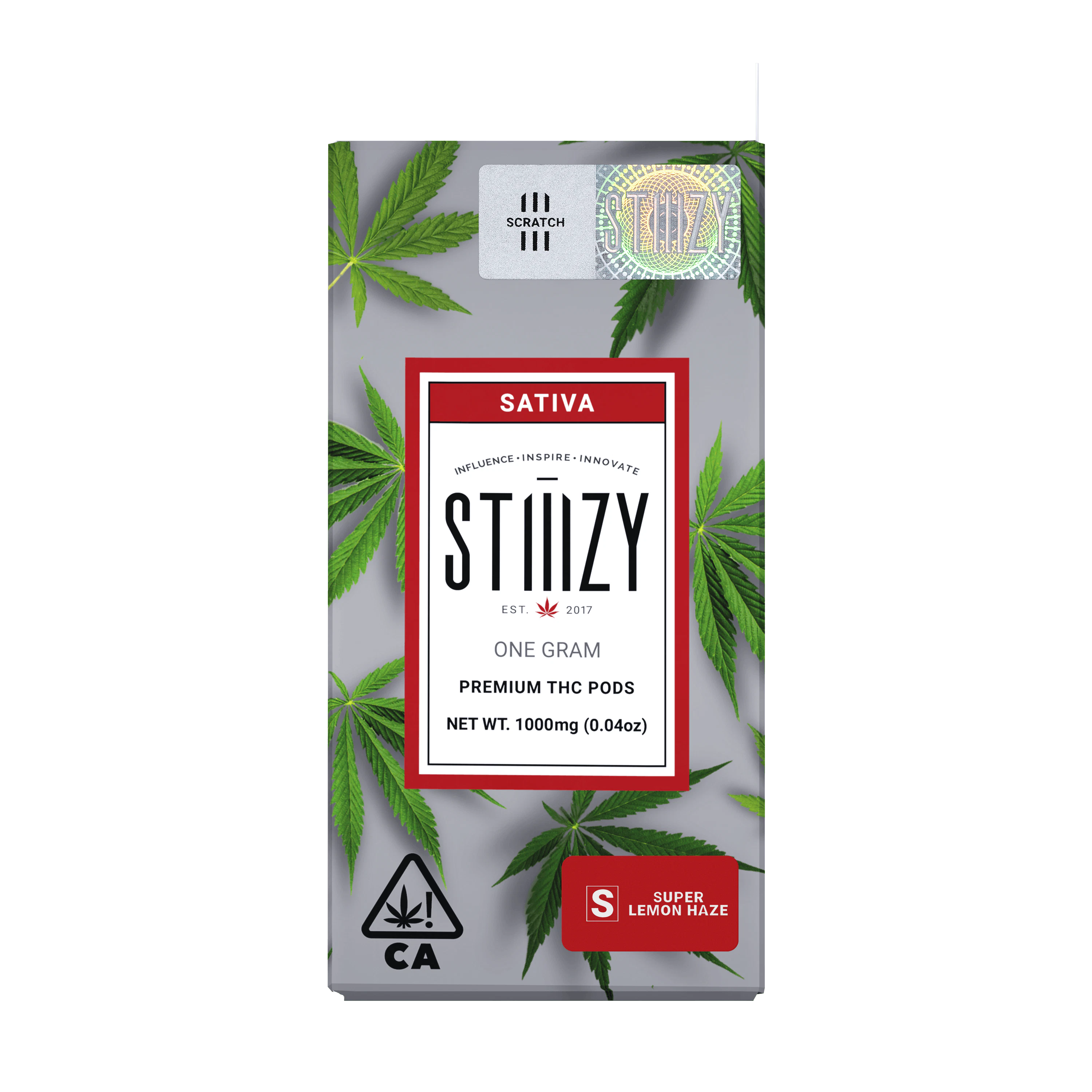 STIIIZY - Vape Cartridge - SUPER LEMON HAZE 1G Original THC Pod - STIIIZY Main Image