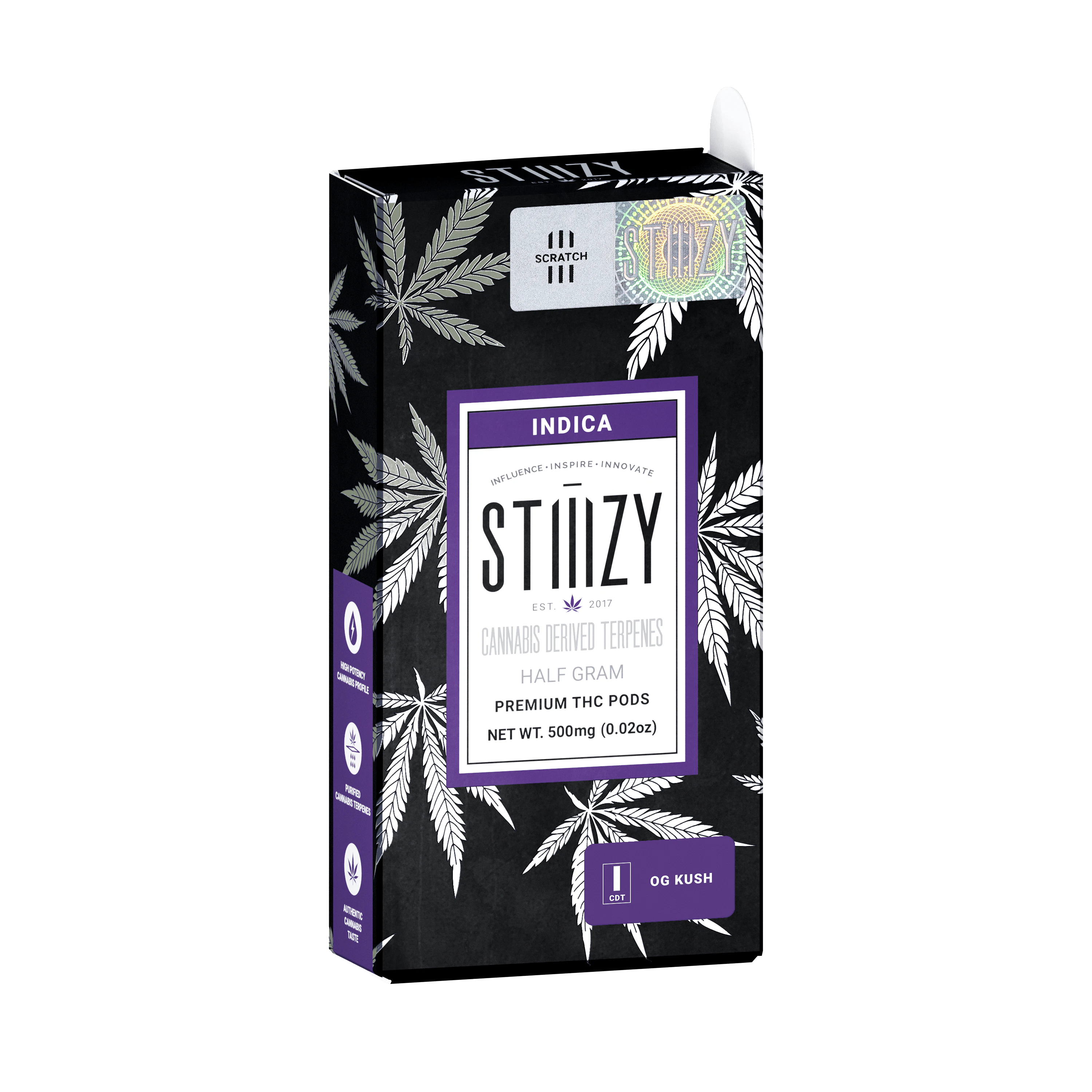 STIIIZY - Vape Cartridge - OG KUSH .5G CDT Pod - STIIIZY Main Image