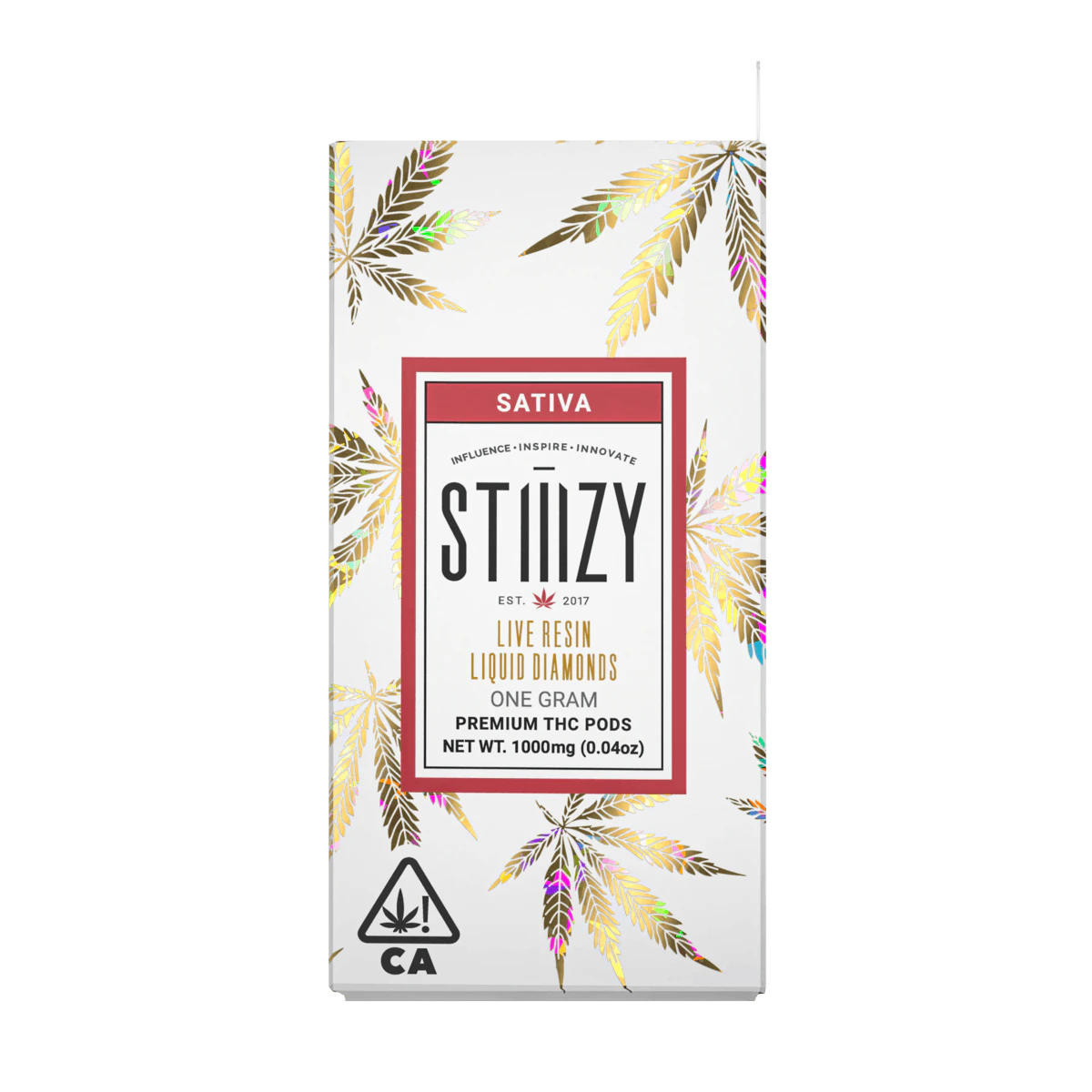STIIIZY - Vape Cartridge - HAWAIIAN SNOW 1G Live Resin Liquid Diamonds Pod - STIIIZY Main Image