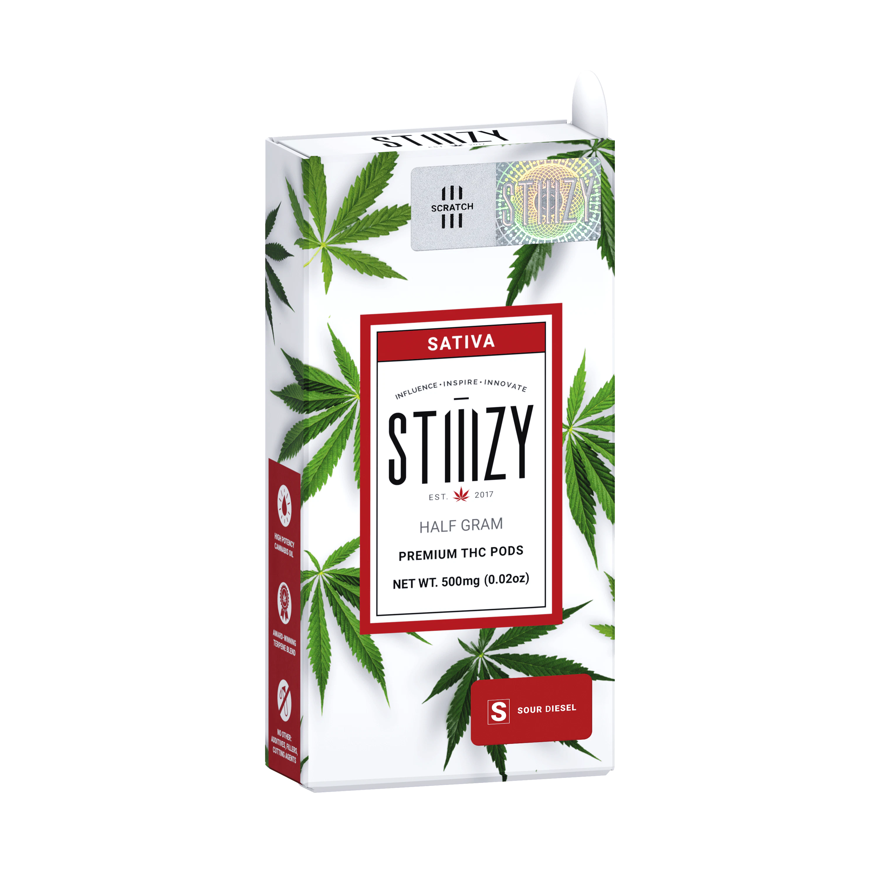 STIIIZY - SOUR DIESEL VAPE POD - STIIIZY - .5g Main Image