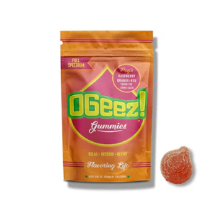 OGeez! - OGeez! | Peg's Raspberry Orange RSO Gummies | 10pk/100mg
