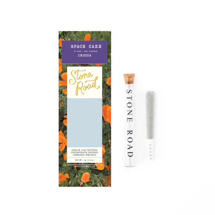 STONE ROAD - Stone Road | Space Cake | Infused Pre roll indica Main Image