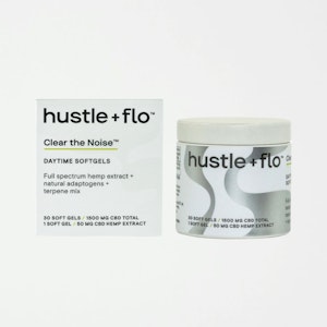 Hustle + Flo - Hustle+Flo - CBD Clear the Noise Softgels - 1500mg