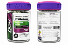 Pineapple Dream (Sativa) x Purple Punch (Hybrid)- 48.96%/48.38% THC | 0.5g x 8 Live Resin Infused (4g Duo Pre-Roll Pack) | FLAV -bb3 back