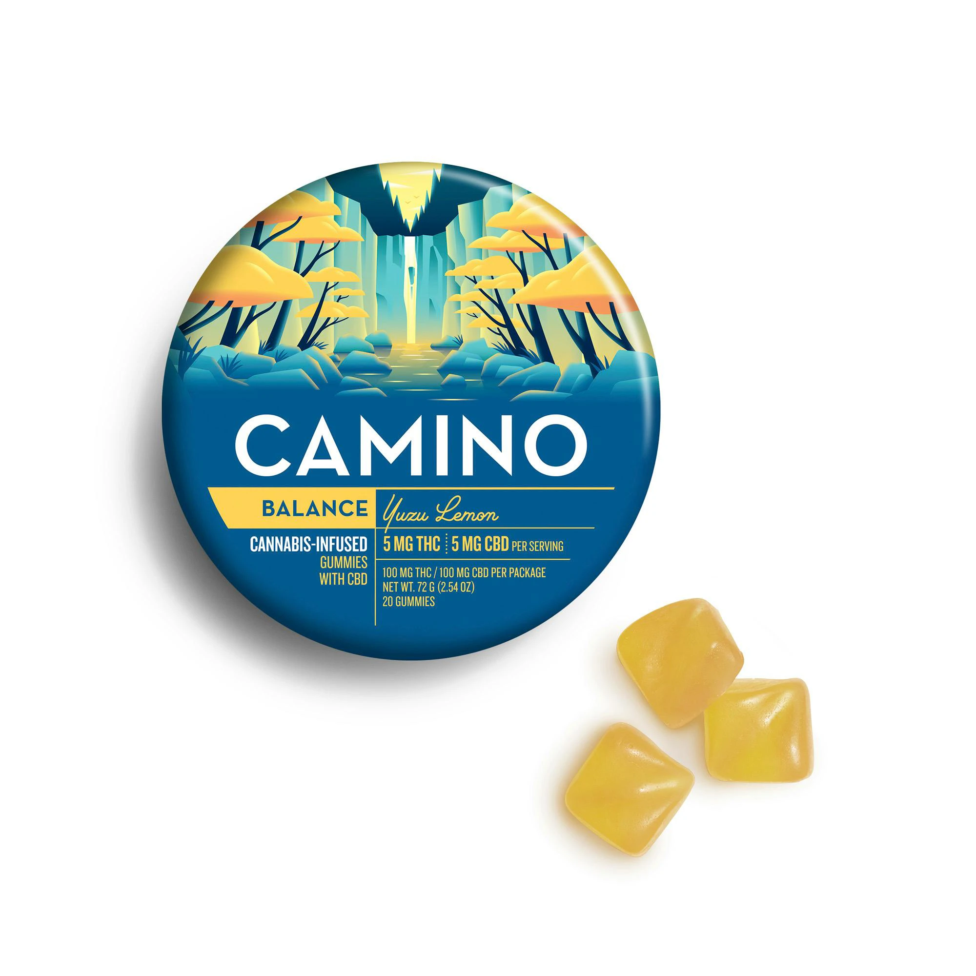 Camino - Camino - Balance Yuzu Lemon - Gummy - 20 x 5mg Main Image