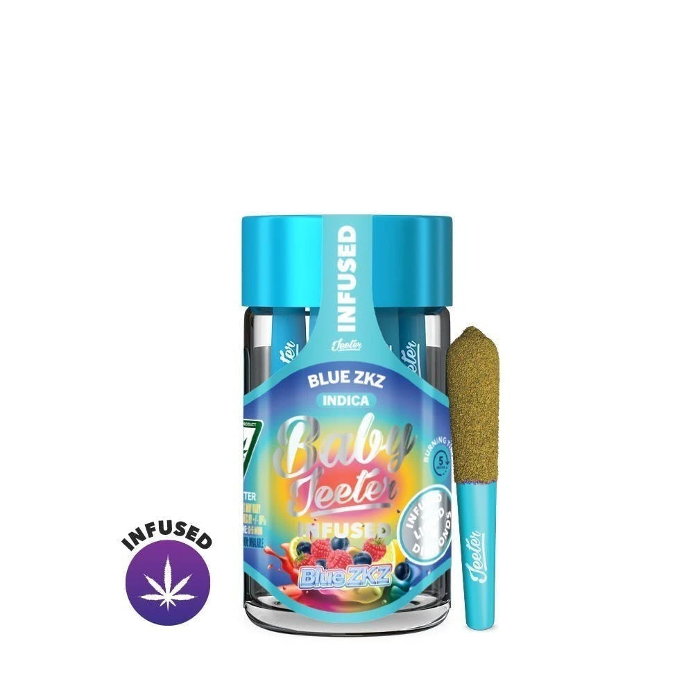 Jeeter - Jeeter Baby Jeeter Quad Infused 2.5G Prerolls - Blue ZKZ (I) Main Image