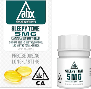 ABX / AbsoluteXtracts - Sleepy Time Soft Gels - Indica - (30 x 5mg) 150mg [ABX / AbsoluteXtracts]